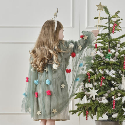 Kerst Cape Groen van Ginger Ray koop je bij Partywinkel