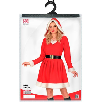 Kerst Jurk Rood Wit Dames van Widmann koop je bij Partywinkel