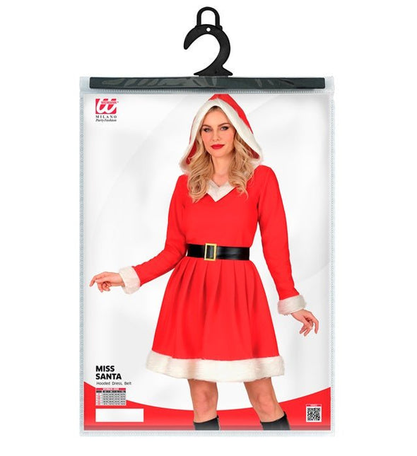 Kerst Jurk Rood Wit Dames van Widmann koop je bij Partywinkel