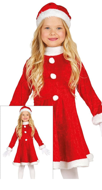 Kerst Jurkje Santa Meisje van Fiestas Guirca koop je bij Partywinkel