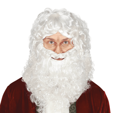 Kerstman Pruik Baard van Fiestas Guirca koop je bij Partywinkel