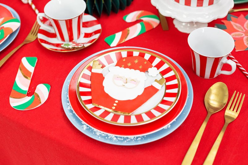 Kerstman Servetten 16cm 20st van Partydeco koop je bij Partywinkel
