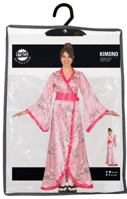 Kimono Kostuum Roze Dames van Fiestas Guirca koop je bij Partywinkel
