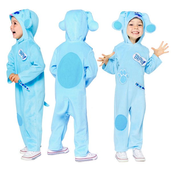 Kind Kostuum Blue's Clues Jumpsuit van Riethmueller koop je bij Partywinkel