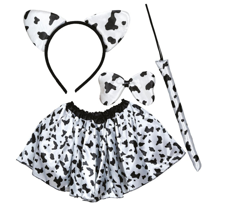 Koe Accessoireset Zwart Wit - Partywinkel - 8434077177907
