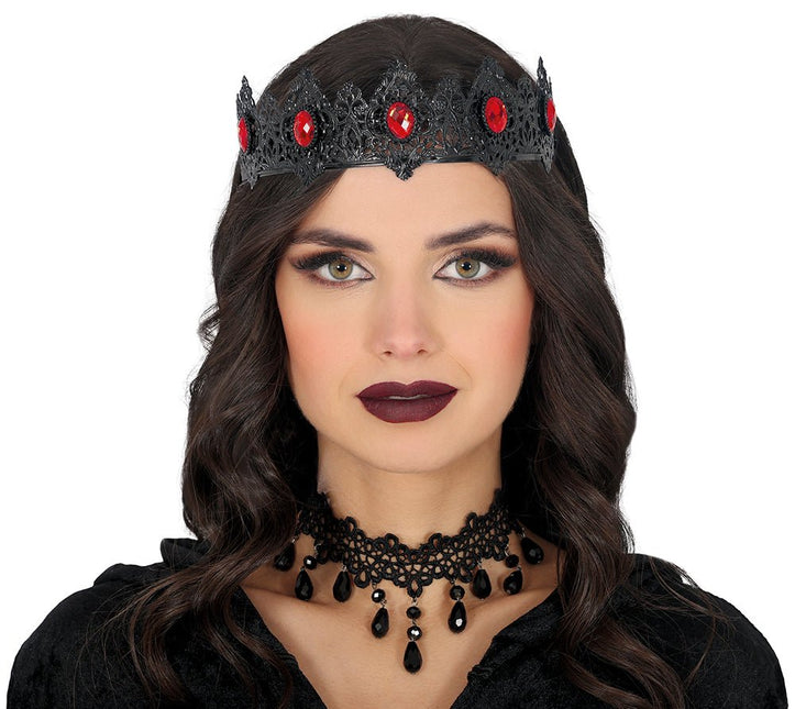 Koningin Hoofdband Zwart van Fiestas Guirca koop je bij Partywinkel
