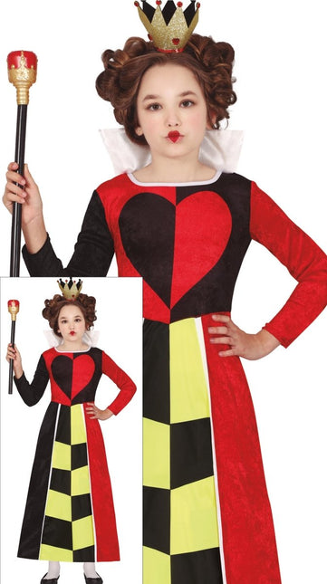 Koningin Jurk Harten - Partywinkel - 8434077784495