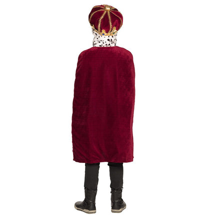 Koningskroon En Koningsmantel Bordeaux Rood Kind van Boland koop je bij Partywinkel