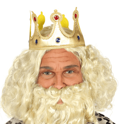 Kroon Stof Goud van Fiestas Guirca koop je bij Partywinkel