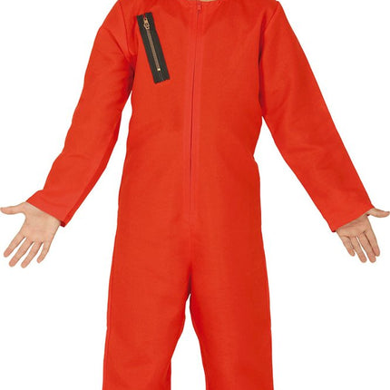 La Casa de Papel Jumpsuit Rood van Fiestas Guirca koop je bij Partywinkel