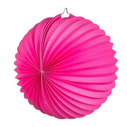 Lampion Roze 23cm van Boland koop je bij Partywinkel