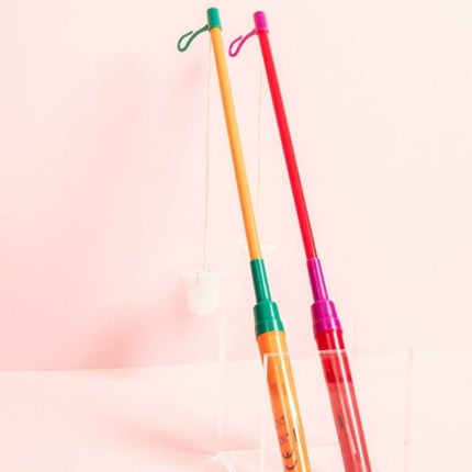 Lampionstokje Oranje 40cm incl. batterij van Folat koop je bij Partywinkel