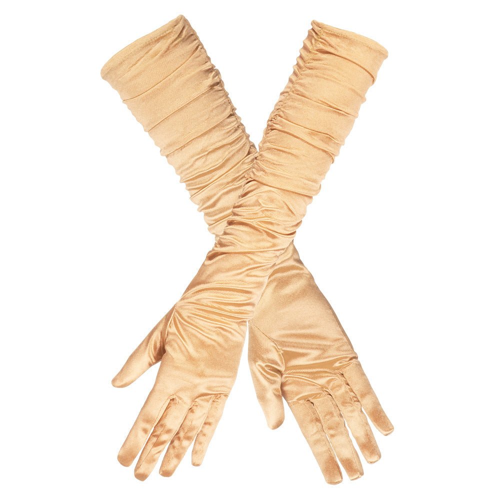 goldene handschuhe kaufen Lange Handschuhe Gold – Partywinkel