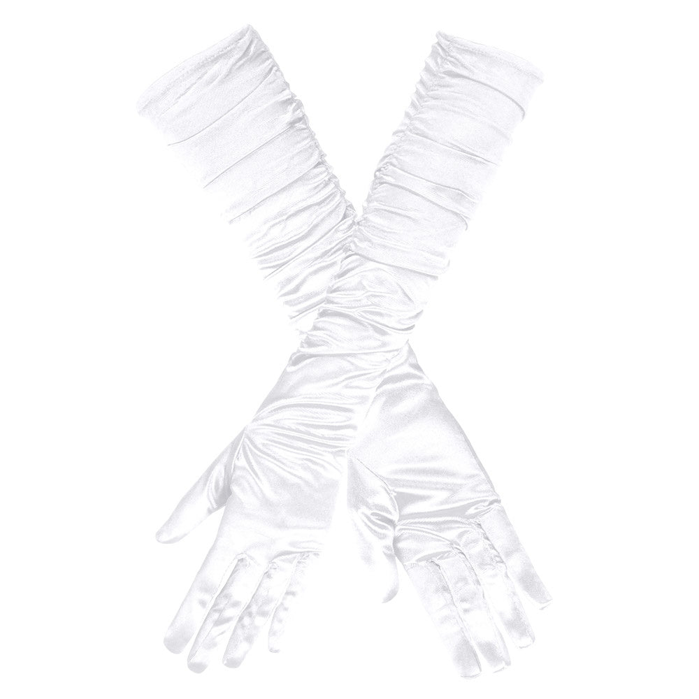 weiße lange handschuhe Lange Handschuhe Weiß – Partywinkel