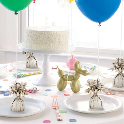 Beige Ballon Gewicht 21cm