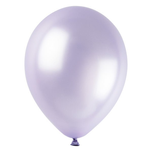 Lavendelkleurige Parelballonnen 30cm 50st van Unique koop je bij Partywinkel