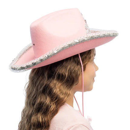 LED cowboyhoed kind Glimmer van Boland koop je bij Partywinkel