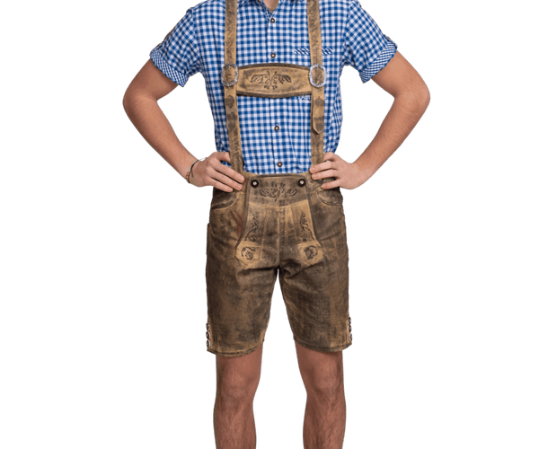 Lederhose Braun Männer Leder
