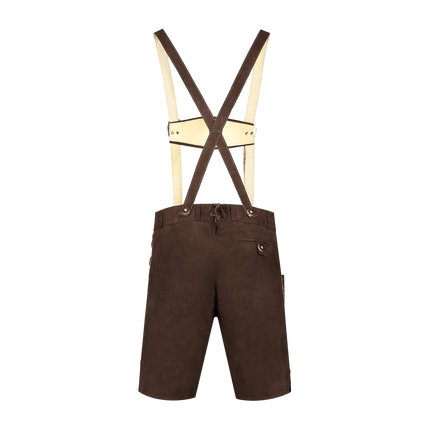 Lederhose Donkerbruin Heren van Haus Huberts koop je bij Partywinkel