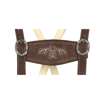 Lederhose Donkerbruin Heren van Haus Huberts koop je bij Partywinkel