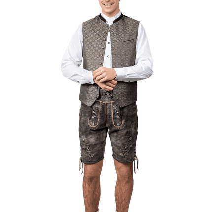 Lederhose Grijs van Haus Huberts koop je bij Partywinkel