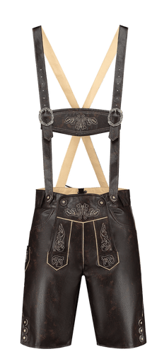 Kurze Lederhose für Herren