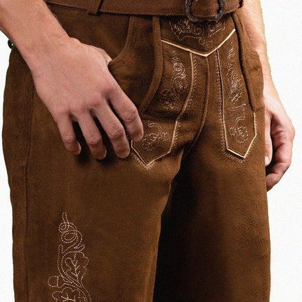 Lederhosen Braun Kurz Brixental