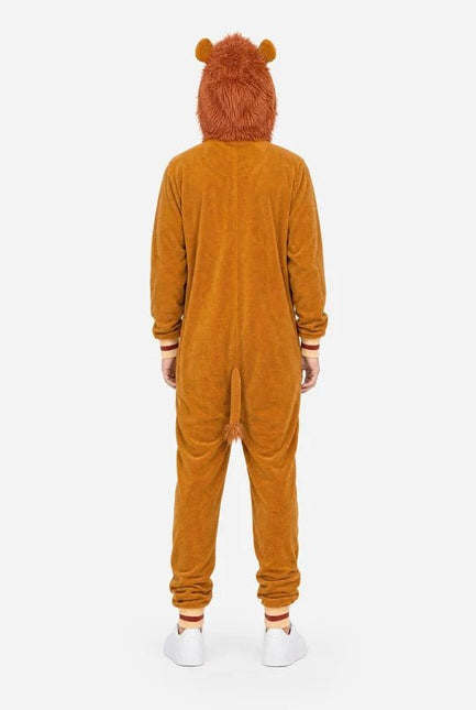 Leeuw Onesie Unisex Bruin van OppoSuits koop je bij Partywinkel