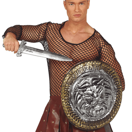 Leeuwenschild Zwaard 44cm van Fiestas Guirca koop je bij Partywinkel