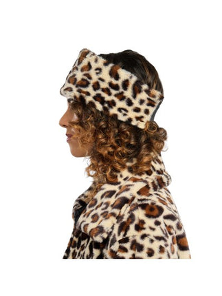 Stirnband mit Leopardenmuster, Einheitsgröße