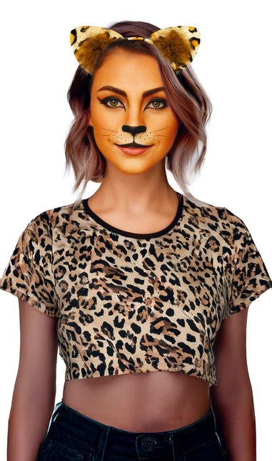 Leopard Hoofdband van Fiestas Guirca koop je bij Partywinkel