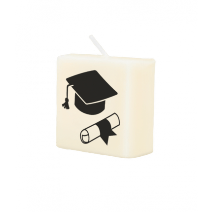 Letter Kaarsje Geslaagd 4cm van Paper Dreams koop je bij Partywinkel