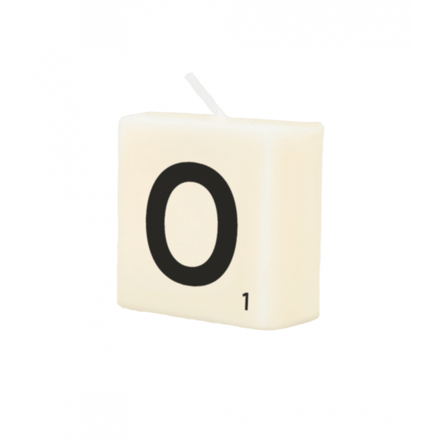 Letter Kaarsje O 4cm van Paper Dreams koop je bij Partywinkel
