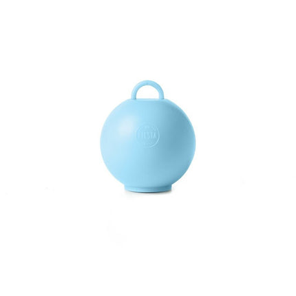 Lichtblauwe Ballon Gewicht Kettlebell 75g van WeFiesta koop je bij Partywinkel