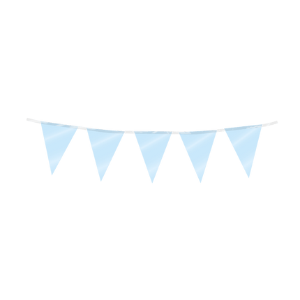 Lichtblauwe Slinger Mini Folie 3m - Partywinkel - 8716764246487