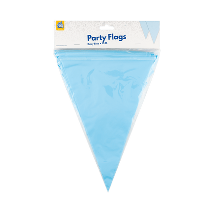 Lichtblauwe Slinger Plastic 10m - Partywinkel - 8716764236013