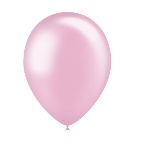 Lichtroze Ballonnen Metallic 25cm 10st - Partywinkel - 8436540892867