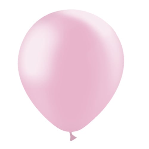 Lichtroze Ballonnen Metallic 30cm 10st - Partywinkel - 8436540893055