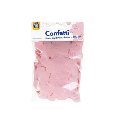 Lichtroze Confetti Pastel 50gr van Paper Dreams koop je bij Partywinkel