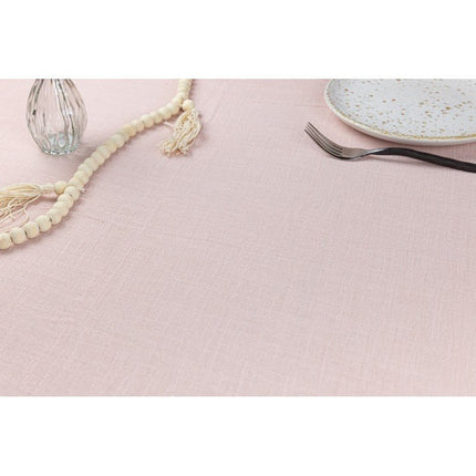 Lichtroze Tafelkleed Katoen 2,4m van CHAKS koop je bij Partywinkel