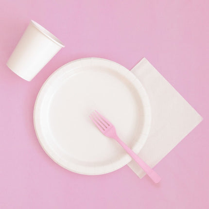 Lichtroze Tafelkleed Rond 2,13m van Unique koop je bij Partywinkel