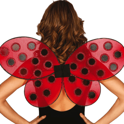 Lieveheersbeestje Vleugels 52cm van Fiestas Guirca koop je bij Partywinkel