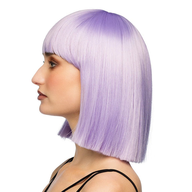 Lila Pruik Bob Met Pony van Boland koop je bij Partywinkel