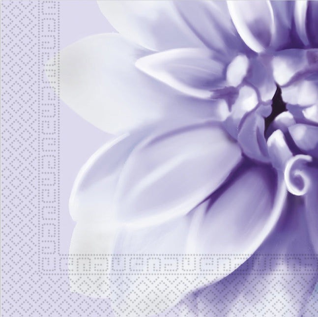 Lila Servetten Dhalia 33cm 20st van Procos koop je bij Partywinkel