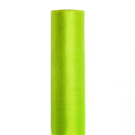 Lime Groene Organza Stof 16cm 9m van Partydeco koop je bij Partywinkel
