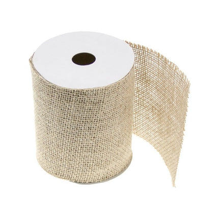 Lint Naturel Jute 9.5CM X 5M van CHAKS koop je bij Partywinkel