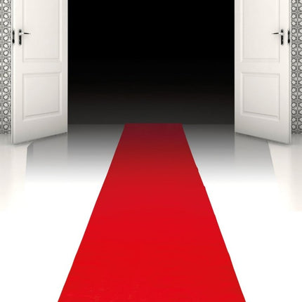 Loper Rood 450x60cm van Boland koop je bij Partywinkel