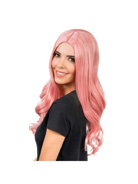 Luna Pruik Lichtroze 66cm van CHAKS koop je bij Partywinkel