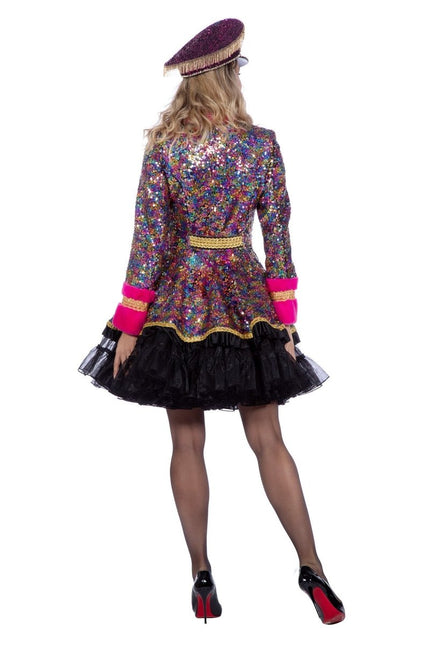 Luxe jas pailletten multicolour - Partywinkel - 8720059079841