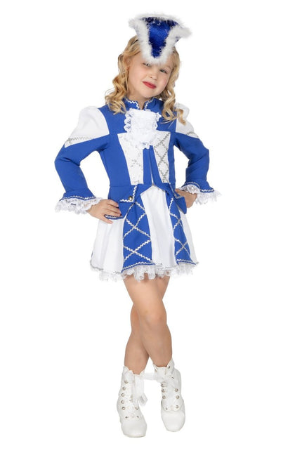 Majorette Kostuum Blauw Meisje van Wilbers & Wilbers koop je bij Partywinkel